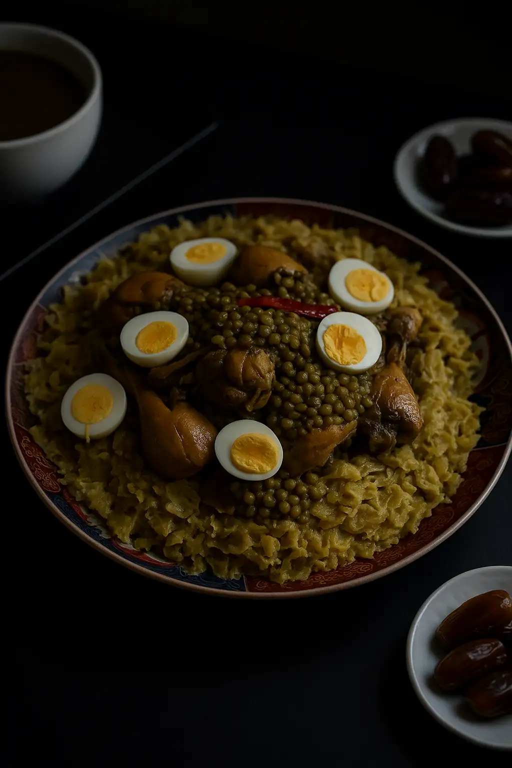 Rfissa marocaine – poulet et msemen traditionnels